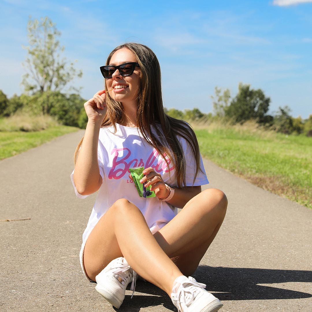 Schwimm auf der Trend-Welle