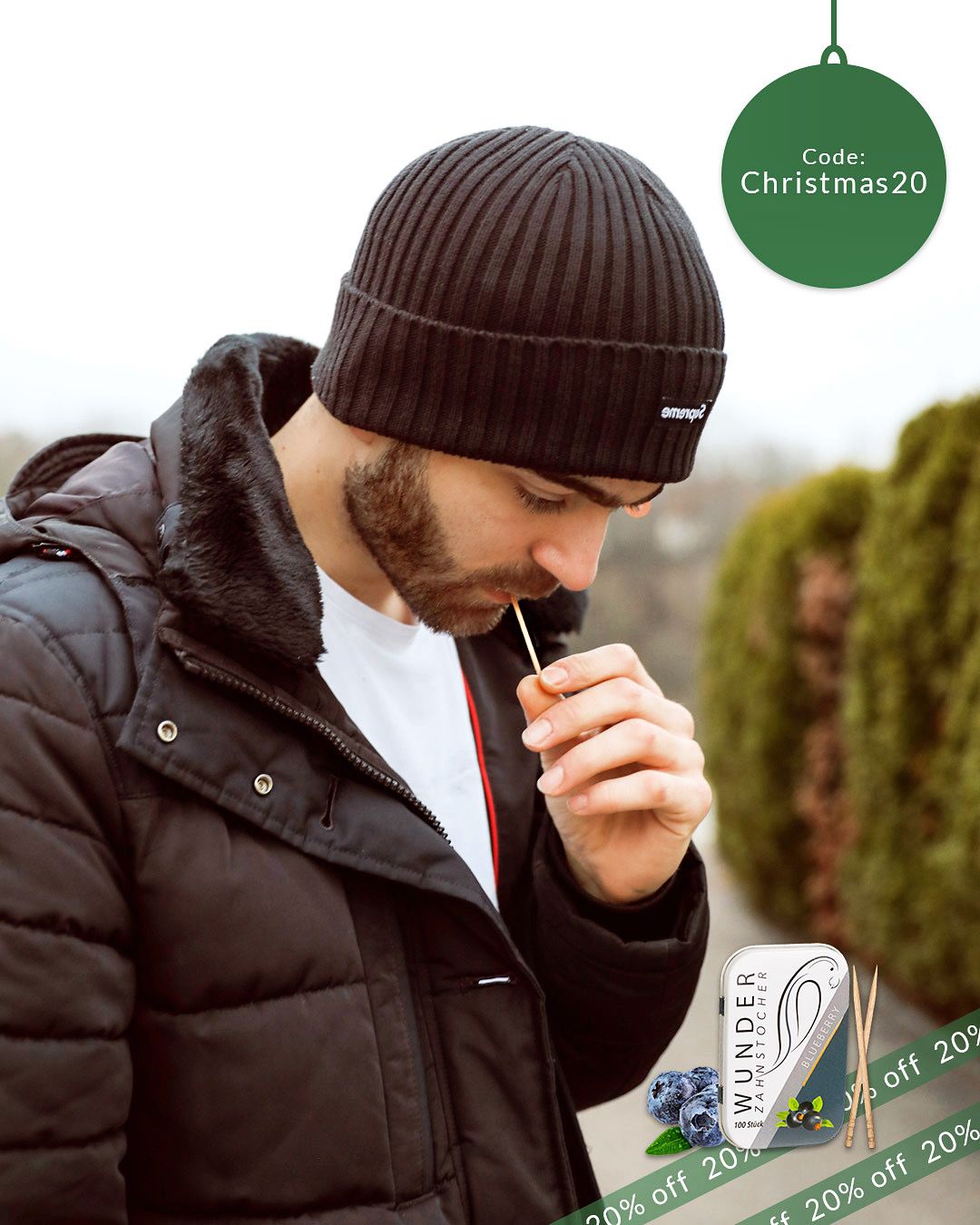 20% CHRISTMAS SALE BEI WUNDER ZAHNSTOCHER 🎁