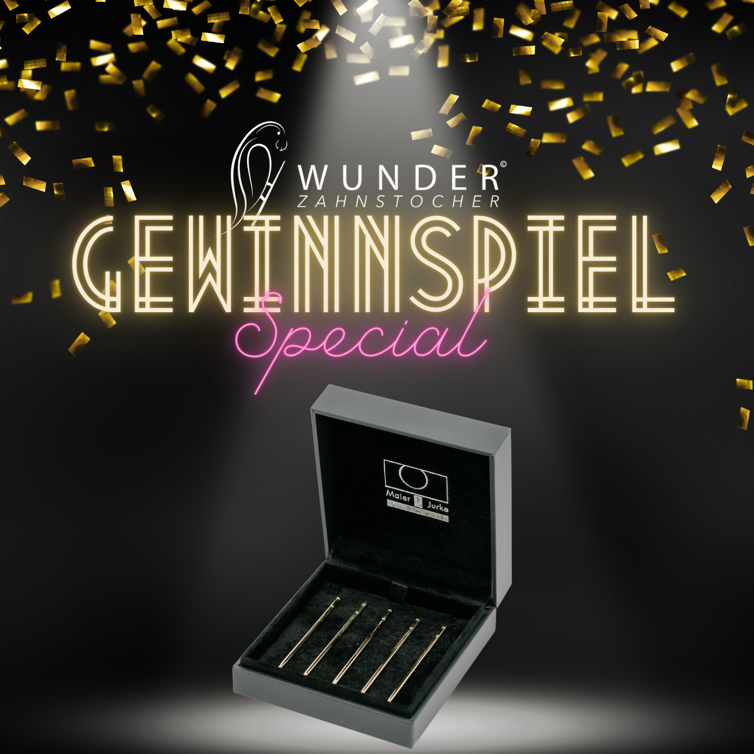 Goldrausch im Oktober - Gewinne einen goldenen Zahnstocher im Wert von 500€