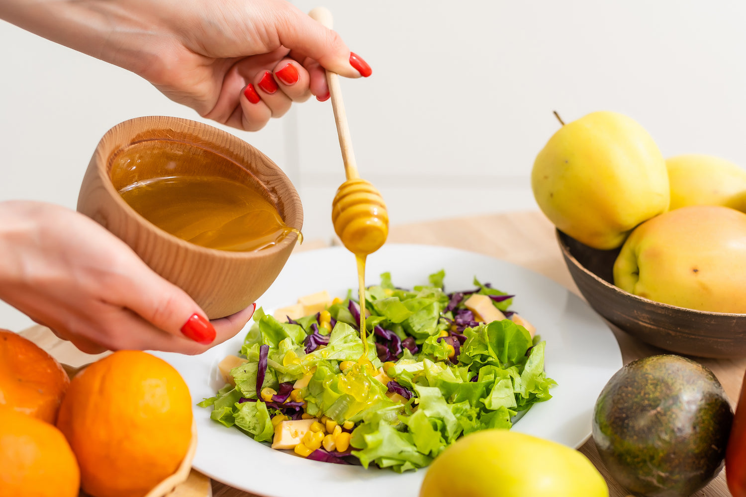 Bee up to date 🐝 Leckeres Honig-Senf Dressing