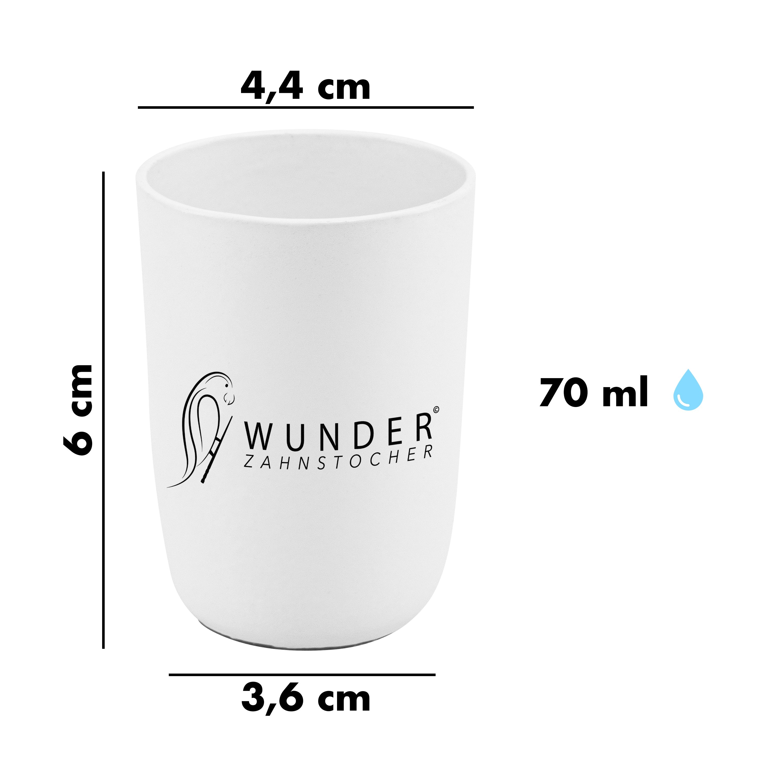 PROBIER SINGLE PACK (80x) + WUNDER ZAHNSTOCHER ALU-BECHER WEIß