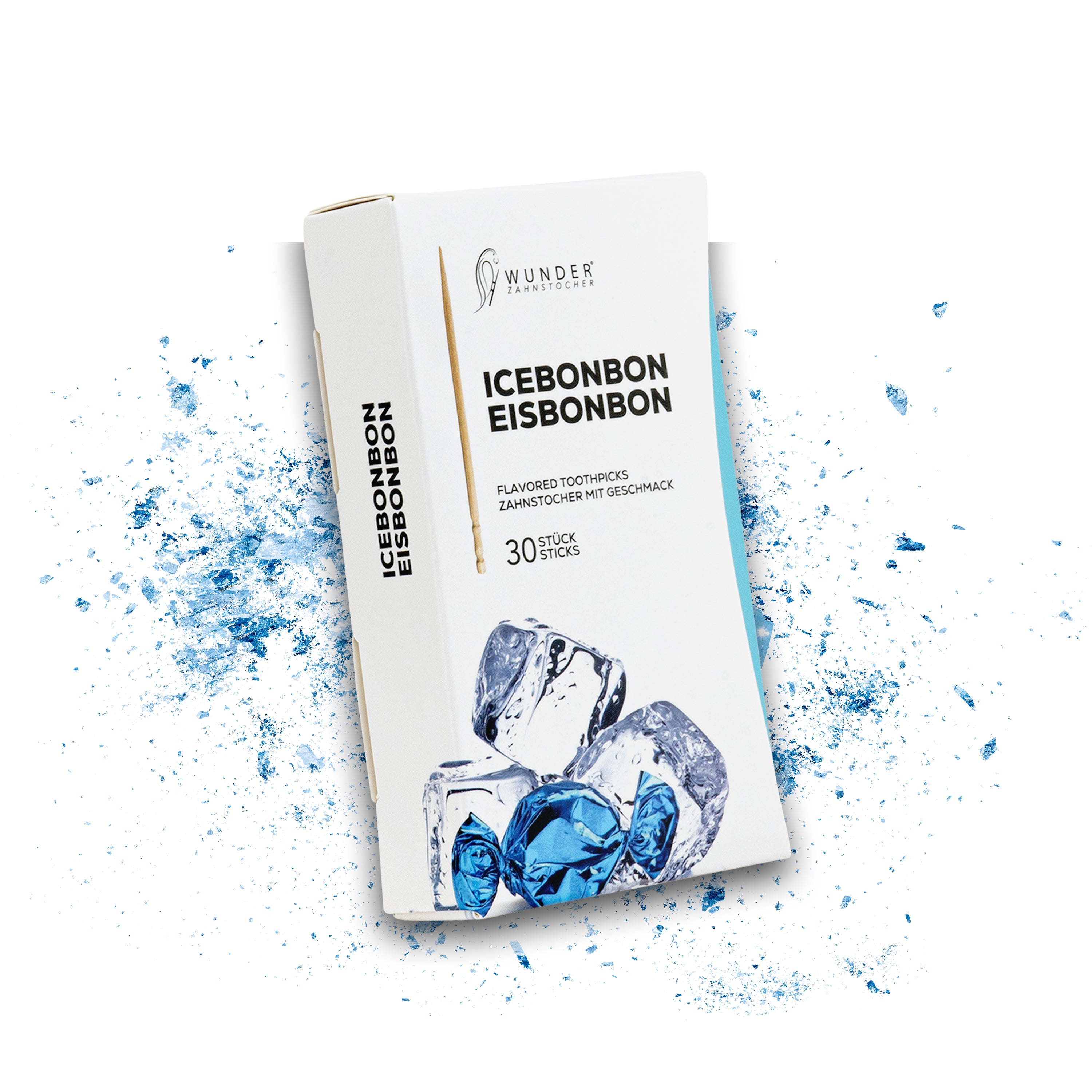 SINGLE PACK (30x) - ICEBONBON / EISBONBON - ZAHNSTOCHER MIT GESCHMACK