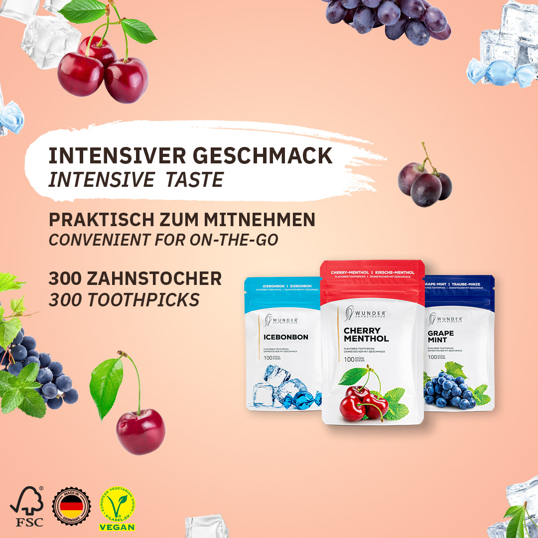 FRESH BREATH PACK - ZAHNSTOCHER MIT GESCHMACK