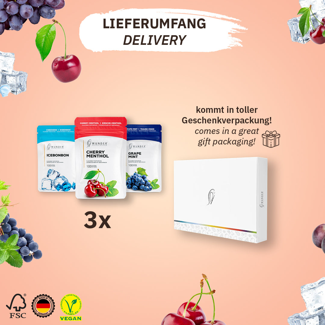 FRESH BREATH PACK - ZAHNSTOCHER MIT GESCHMACK