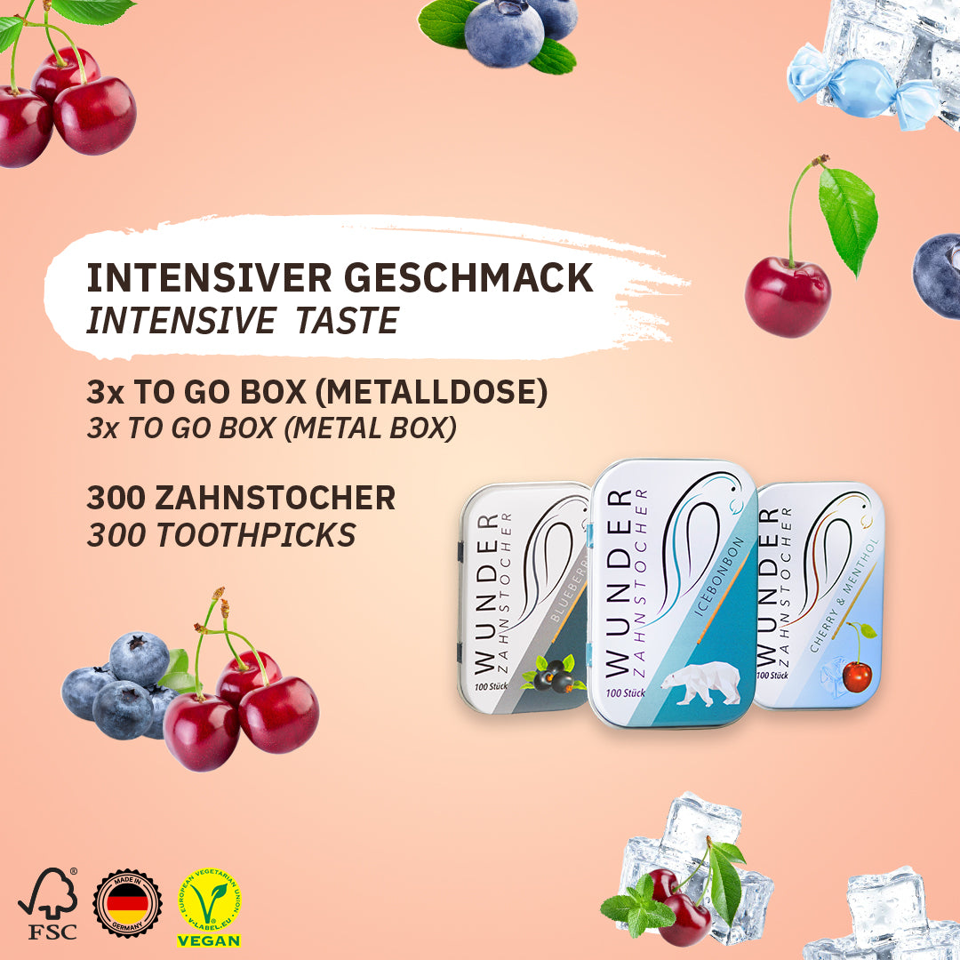 FRESH PACK - ZAHNSTOCHER MIT GESCHMACK