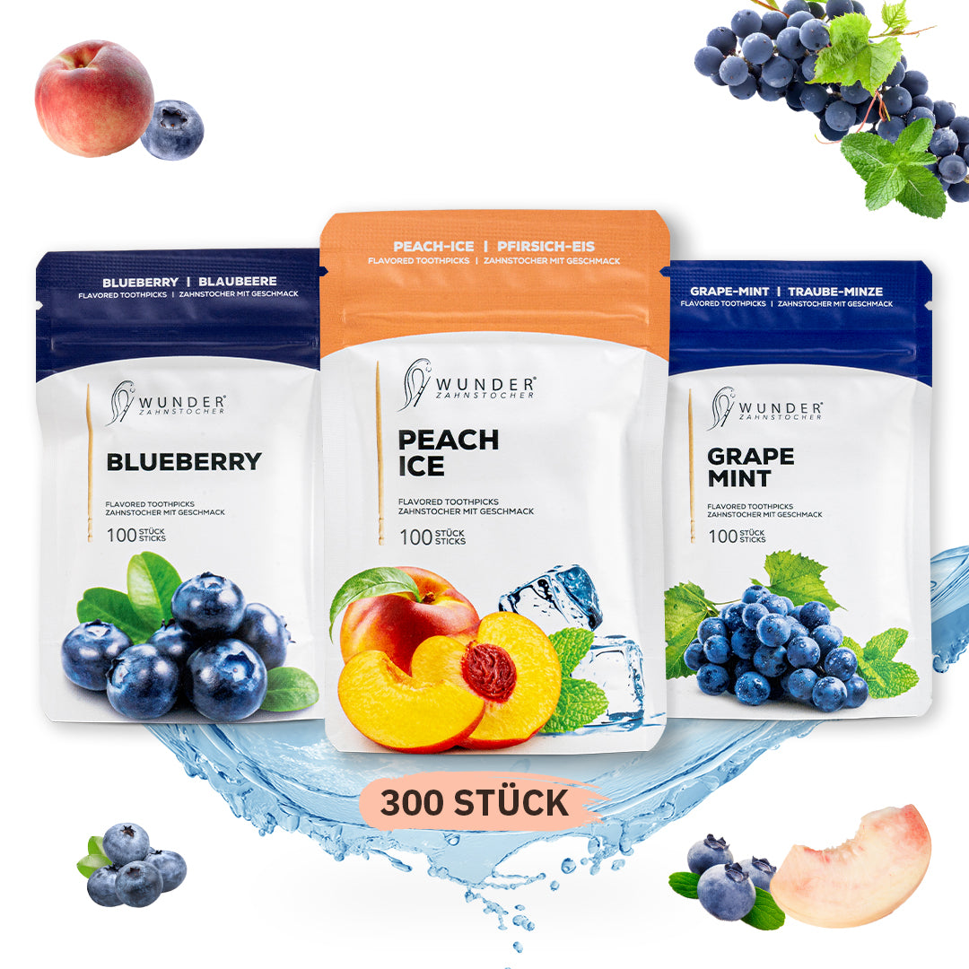 FRUIT CRUSH PACK - ZAHNSTOCHER MIT GESCHMACK