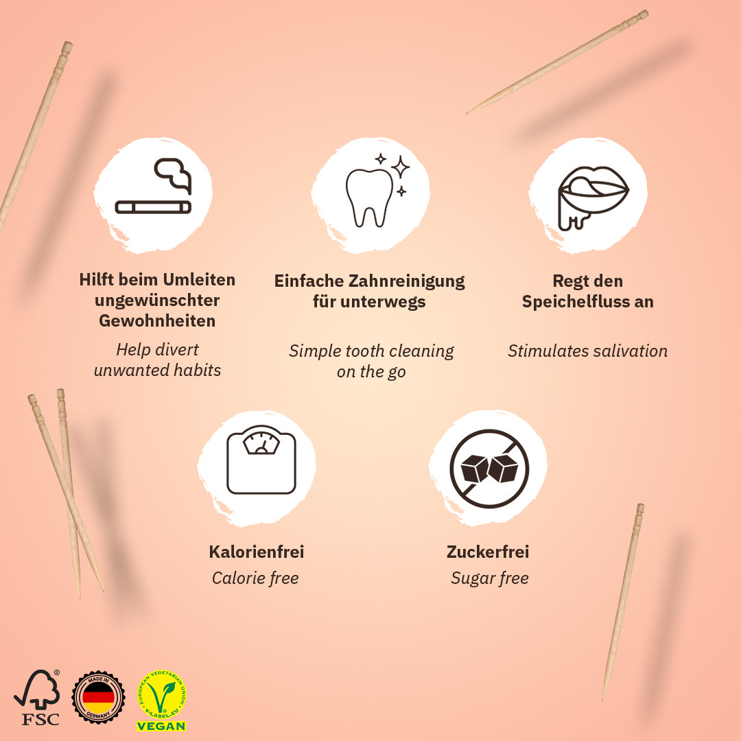 FRUIT CRUSH PACK - ZAHNSTOCHER MIT GESCHMACK