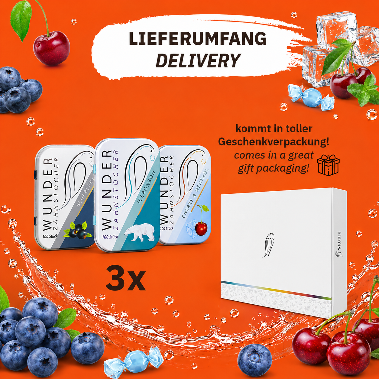 Wunder Fresh Pack – 3 Sorten, 300 Stück