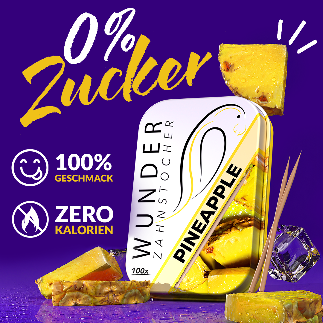 Wunder Zahnstocher - Metalldose