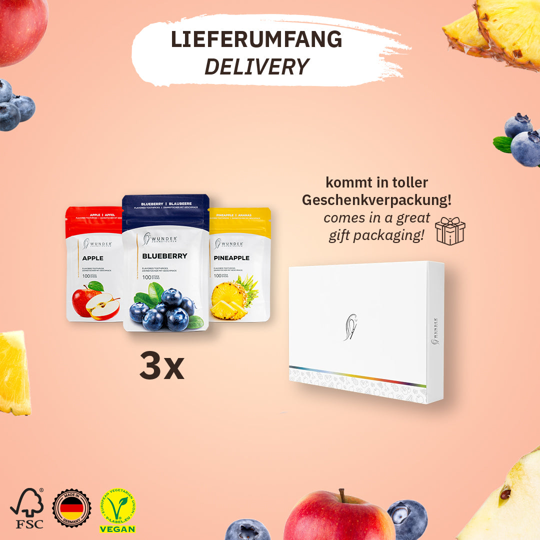 REFILL PACK - FRUIT PACK - ZAHNSTOCHER MIT GESCHMACK