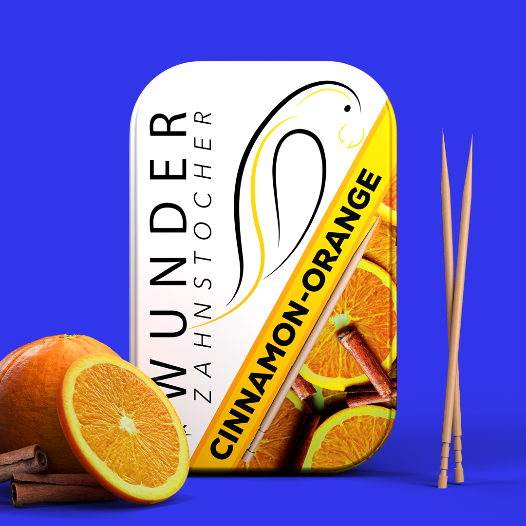 Wunder Zahnstocher Metalldose – 100 Stück