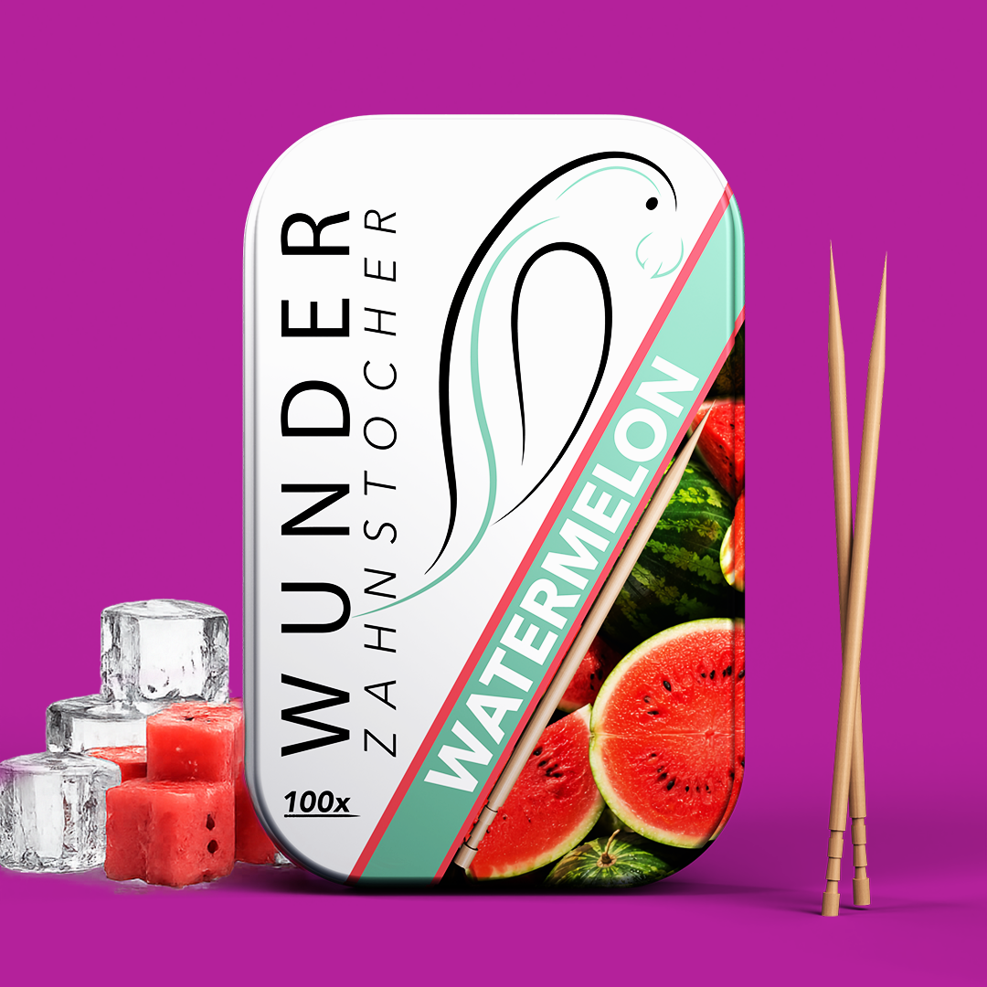 Wunder Zahnstocher Metalldose – 100 Stück