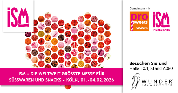 Wunder Zahnstocher auf der ISM in Köln