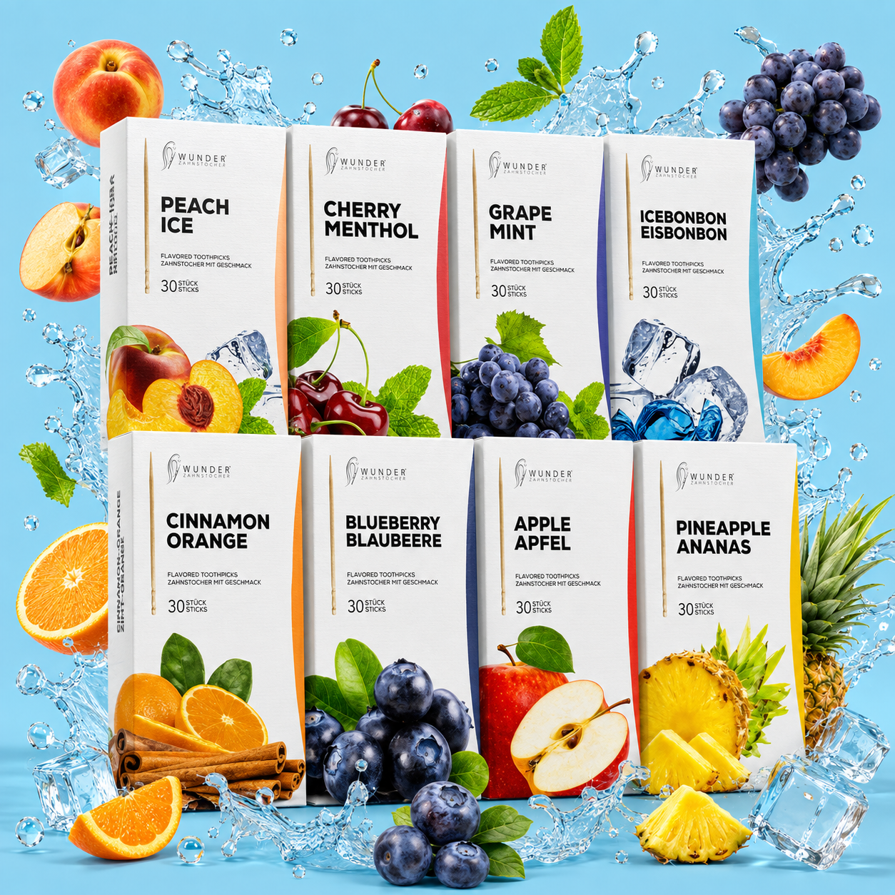 Wunder 30er XXL Bundle – 240 Stück, alle 8 Sorten