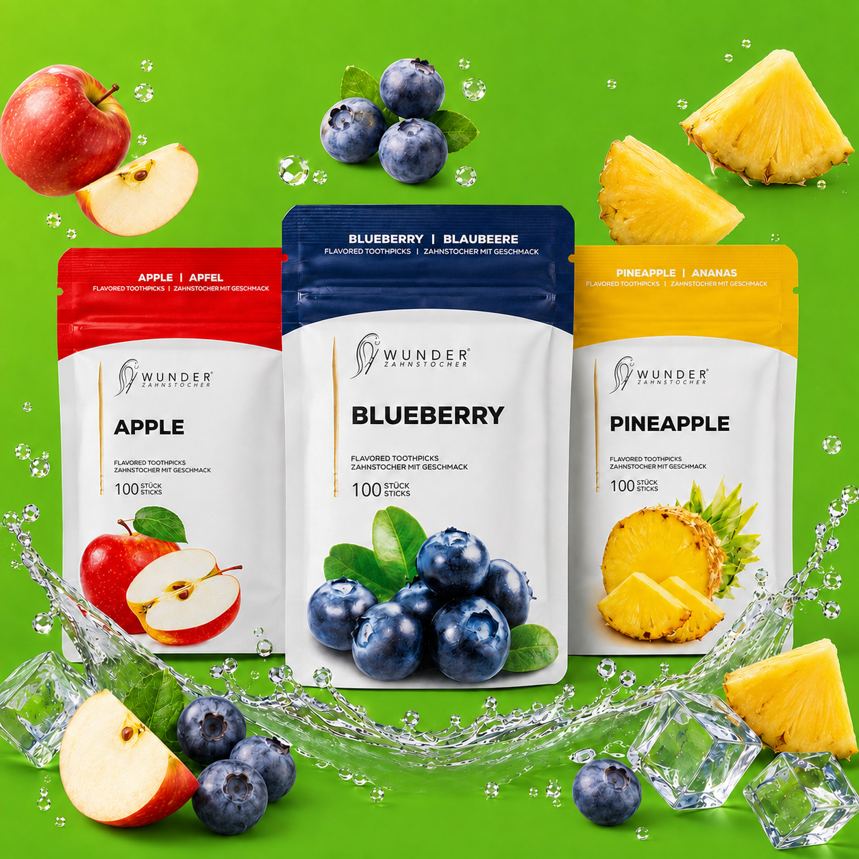 Wunder Refill Pack Fruit – 3 Sorten, 300 Stück