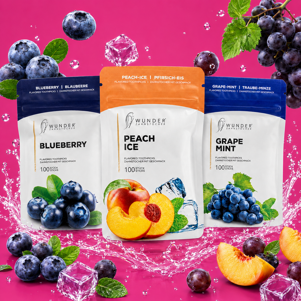 Wunder Refill Pack Fruit Crush – 3 Sorten, 300 Stück