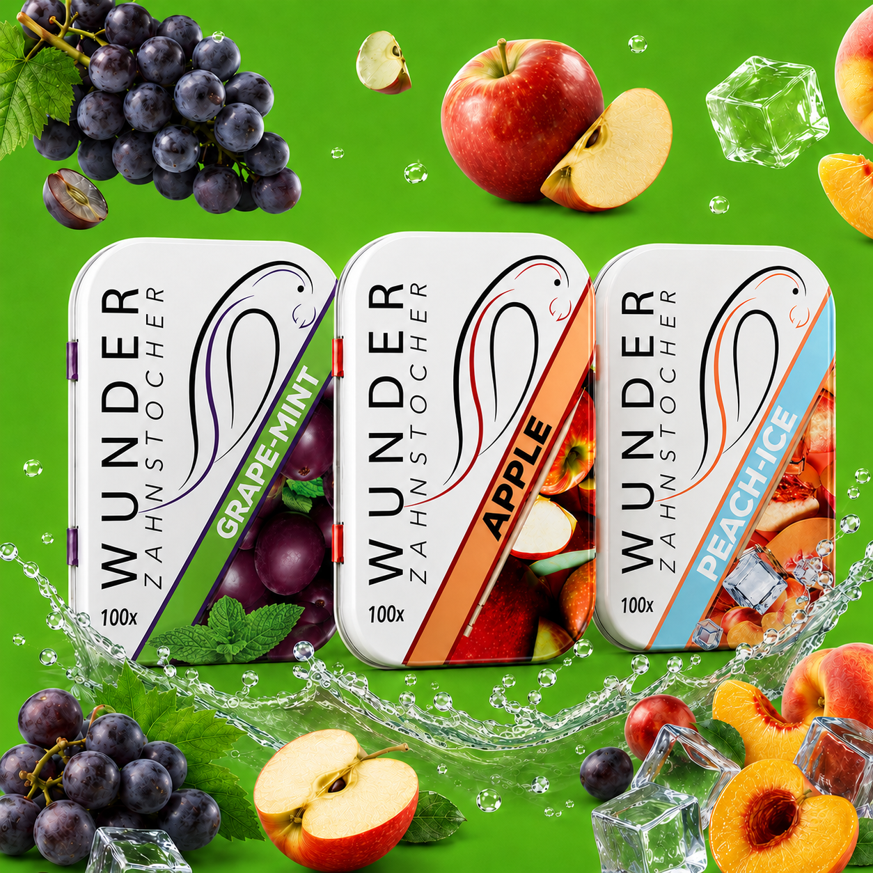 JUICY PACK - ZAHNSTOCHER MIT GESCHMACK