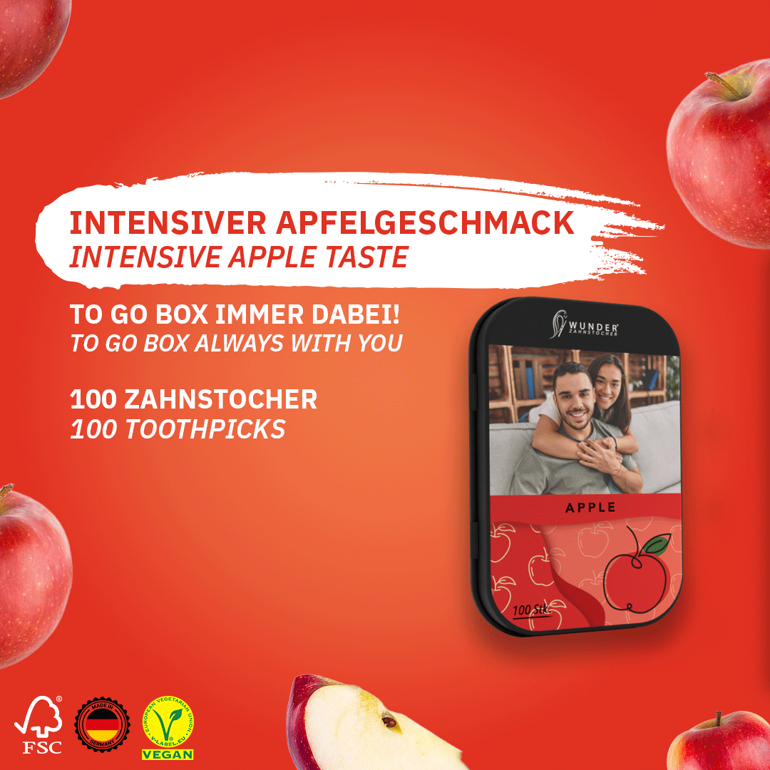 PERSONALISIERBARE METALLDOSE - APPLE/APFEL
