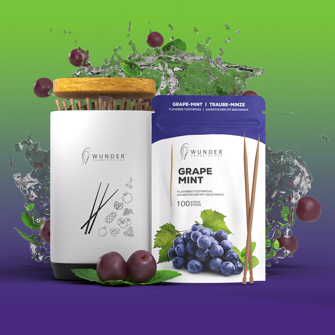 WUNDER ZAHNSTOCHER SPENDER + 1x REFILL PACK