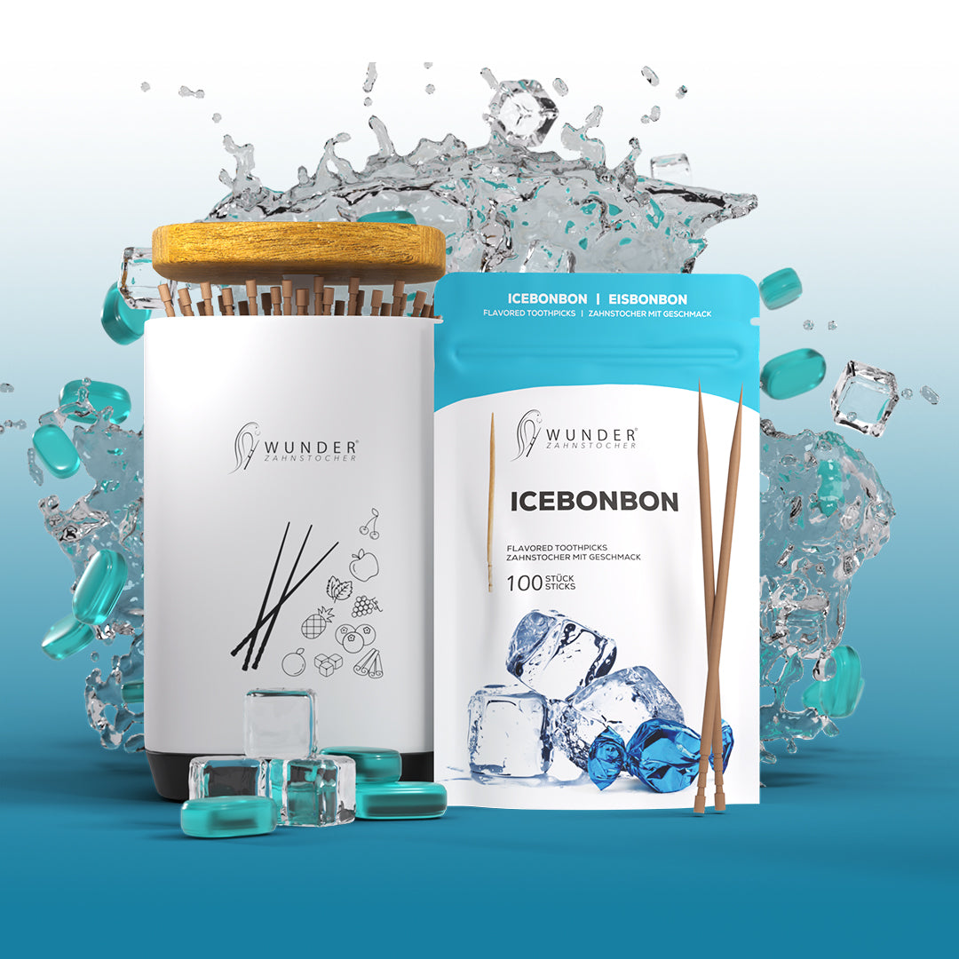 WUNDER ZAHNSTOCHER SPENDER + 1x REFILL PACK