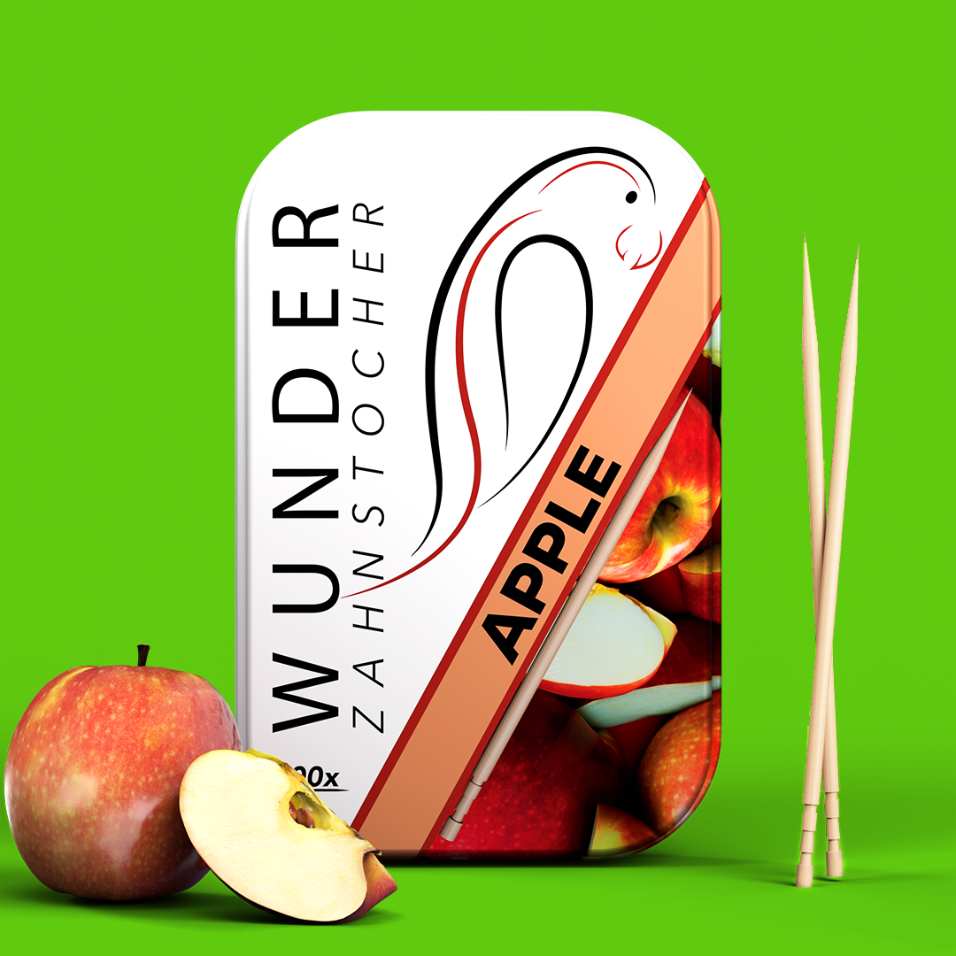 Wunder Zahnstocher Metalldose – 100 Stück