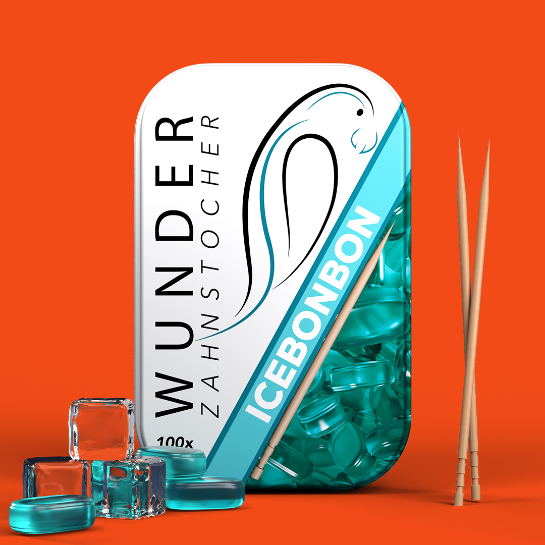 Wunder Zahnstocher Metalldose – 100 Stück