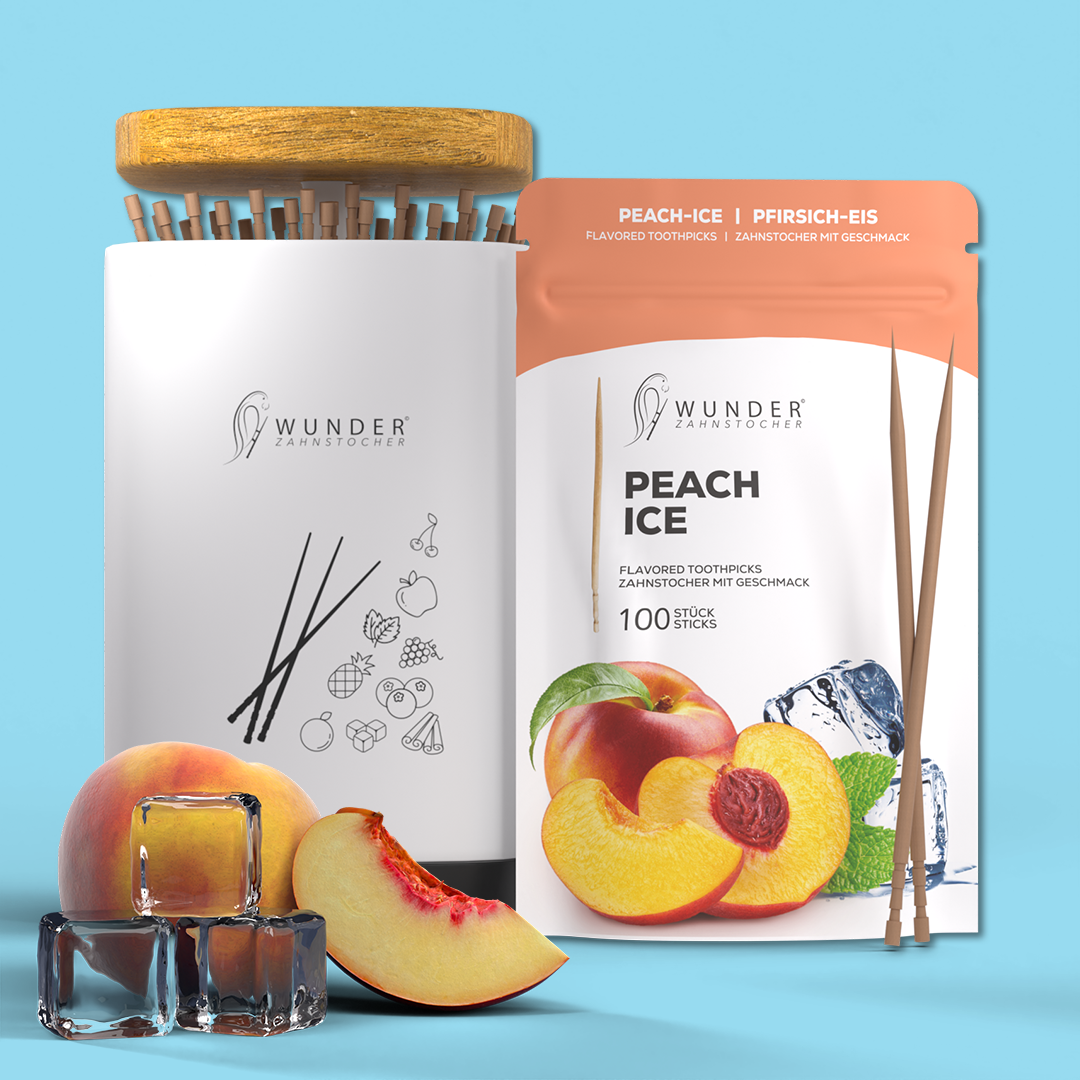Pfirsich-Eis