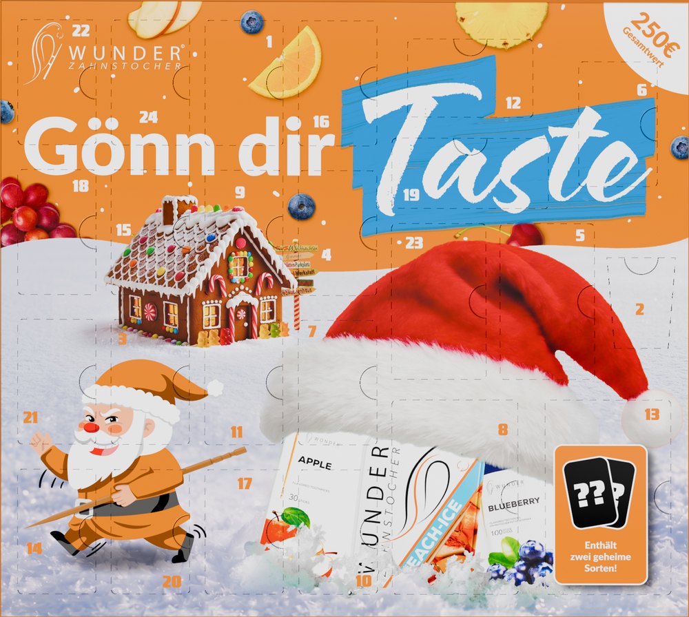Vorderseite des Wunder Adventskalenders